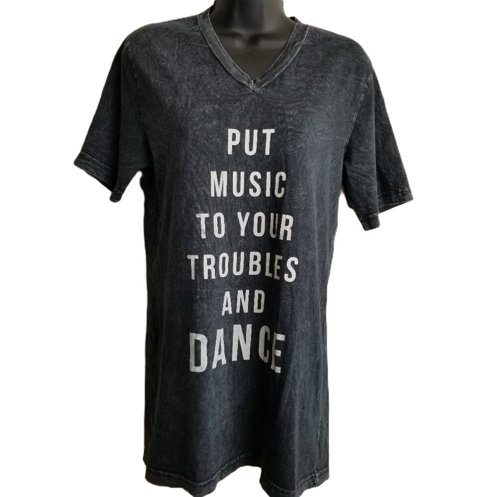 Music Graphic Tee S Bella Canvas Acid Wash Festival Indie Sleaze Concert